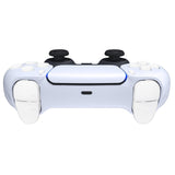 eXtremeRate Replacement D-pad R1 L1 R2 L2 Triggers Share Options Face Buttons, White Full Set Buttons Compatible with ps5 Controller BDM-030/040/050 - Controller NOT Included - JPF1008G3
