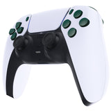 eXtremeRate Replacement D-pad R1 L1 R2 L2 Triggers Share Options Face Buttons, Racing Green Full Set Buttons Compatible with ps5 Controller BDM-030/040 - Controller NOT Included - JPF1016G3