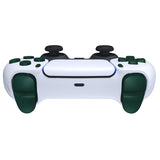 eXtremeRate Replacement D-pad R1 L1 R2 L2 Triggers Share Options Face Buttons, Racing Green Full Set Buttons Compatible with ps5 Controller BDM-030/040/050 - Controller NOT Included - JPF1016G3