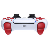 eXtremeRate Replacement D-pad R1 L1 R2 L2 Triggers Share Options Face Buttons, Passion Red Full Set Buttons Compatible with ps5 Controller BDM-030/040 - Controller NOT Included - JPF1021G3