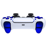 eXtremeRate Replacement D-pad R1 L1 R2 L2 Triggers Share Options Face Buttons, Chrome Blue Full Set Buttons Compatible with ps5 Controller BDM-030/040/050 - Controller NOT Included - JPF2004G3