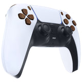 eXtremeRate Replacement D-pad R1 L1 R2 L2 Triggers Share Options Face Buttons, Wood Grain Full Set Buttons Compatible with ps5 Controller BDM-030/040 - Controller NOT Included - JPF9001G3