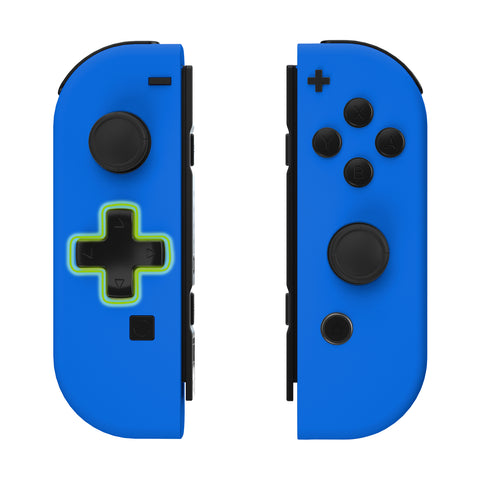 eXtremeRate Blue Joycon Handheld Controller Housing (D-Pad Version) with Full Set Buttons, DIY Replacement Shell Case for NS Switch JoyCon & OLED JoyCon – Console Shell NOT Included - JZP313