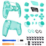 eXtremeRate Luna Redesigned Full Set Shells & Buttons for PS5 Controller BDM-030/040/050 - Emerald Green - KQXPFM006