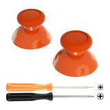 eXtremeRate Orange Replacement 3D Joystick Thumbsticks, Analog Thumb Sticks with Phillips Screwdriver for Nintendo Switch Pro Controller - KRM515