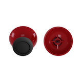 eXtremeRate Carmine Red & Black Replacement 3D Joystick Thumbsticks, Analog Thumb Sticks with Phillips Screwdriver for Nintendo Switch Pro Controller - KRM525
