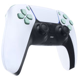eXtremeRate Replacement D-pad R1 L1 R2 L2 Triggers Share Options Face Buttons, Light Cyan Full Set Buttons Compatible with ps5 Controller BDM-030/040/050 - Controller NOT Included - JPF1019G3