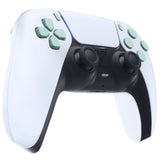 eXtremeRate Replacement D-pad R1 L1 R2 L2 Triggers Share Options Face Buttons, Light Cyan Full Set Buttons Compatible with ps5 Controller BDM-030/040 - Controller NOT Included - JPF1019G3