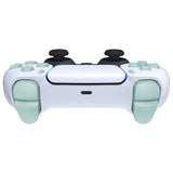 eXtremeRate Replacement D-pad R1 L1 R2 L2 Triggers Share Options Face Buttons, Light Cyan Full Set Buttons Compatible with ps5 Controller BDM-030/040 - Controller NOT Included - JPF1019G3