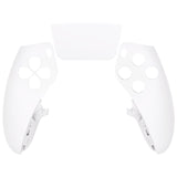 eXtremeRate White Left Right Front Housing Shell with Touchpad Compatible with ps5 Edge Controller, DIY Replacement Faceplate Shell Custom Touch Pad Cover Compatible with ps5 Edge Controller - MLREGP007