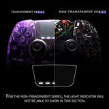 eXtremeRate Scary Party Left Right Front Housing Shell with Touchpad Compatible with ps5 Edge Controller, DIY Replacement Faceplate Shell Custom Touch Pad Cover Compatible with ps5 Edge Controller - MLREGT001
