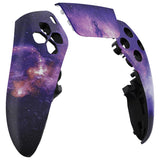 eXtremeRate Nebula Galaxy Left Right Front Housing Shell with Touchpad Compatible with ps5 Edge Controller, DIY Replacement Faceplate Shell Custom Touch Pad Cover Compatible with ps5 Edge Controller - MLREGT006