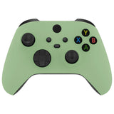 eXtremeRate Matcha Green Replacement Handles Shell for Xbox Series X Controller, Custom Side Rails Panels Front Housing Shell Faceplate for Xbox Series S Controller - Controller NOT Included - ZX3P317