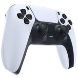 eXtremeRate Replacement D-pad R1 L1 R2 L2 Triggers Share Options Face Buttons, Black Full Set Buttons Compatible with ps5 Controller BDM-030/040/050 - Controller NOT Included - JPF1009G3