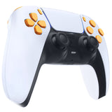 eXtremeRate Replacement D-pad R1 L1 R2 L2 Triggers Share Options Face Buttons, Caution Yellow Full Set Buttons Compatible with ps5 Controller BDM-030/040 - Controller NOT Included - JPF1010G3