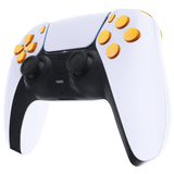eXtremeRate Replacement D-pad R1 L1 R2 L2 Triggers Share Options Face Buttons, Caution Yellow Full Set Buttons Compatible with ps5 Controller BDM-030/040/050 - Controller NOT Included - JPF1010G3