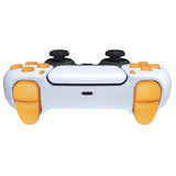 eXtremeRate Replacement D-pad R1 L1 R2 L2 Triggers Share Options Face Buttons, Caution Yellow Full Set Buttons Compatible with ps5 Controller BDM-030/040/050 - Controller NOT Included - JPF1010G3