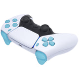 eXtremeRate Replacement D-pad R1 L1 R2 L2 Triggers Share Options Face Buttons, Heaven Blue Full Set Buttons Compatible with ps5 Controller BDM-030/040 - Controller NOT Included - JPF1011G3