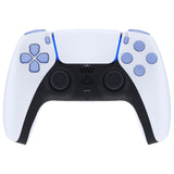 eXtremeRate Replacement D-pad R1 L1 R2 L2 Triggers Share Options Face Buttons, Light Violet Full Set Buttons Compatible with ps5 Controller BDM-030/040/050 - Controller NOT Included - JPF1015G3