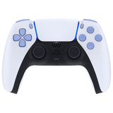 eXtremeRate Replacement D-pad R1 L1 R2 L2 Triggers Share Options Face Buttons, Light Violet Full Set Buttons Compatible with ps5 Controller BDM-030/040 - Controller NOT Included - JPF1015G3