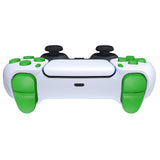 eXtremeRate Replacement D-pad R1 L1 R2 L2 Triggers Share Options Face Buttons, Green Full Set Buttons Compatible with ps5 Controller BDM-030/040 - Controller NOT Included - JPF1006G3