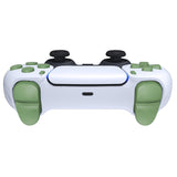 eXtremeRate Replacement D-pad R1 L1 R2 L2 Triggers Share Options Face Buttons, Matcha Green Full Set Buttons Compatible with ps5 Controller BDM-030/040 - Controller NOT Included - JPF1017G3