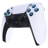 eXtremeRate Replacement D-pad R1 L1 R2 L2 Triggers Share Options Face Buttons, Metallic Regal Blue Full Set Buttons Compatible with ps5 Controller BDM-030/040/050 - Controller NOT Included - JPF1042G3