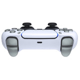 eXtremeRate Replacement D-pad R1 L1 R2 L2 Triggers Share Options Face Buttons, Metallic Steel Gray Full Set Buttons Compatible with ps5 Controller BDM-030/040 - Controller NOT Included - JPF1039G3