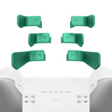 eXtremeRate Metalic Aqua Green 6in1 Replacement Interchangeable Swift Back Paddles for Xbox One Elite & Elite Series 2 Controller - IL607