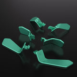 eXtremeRate Metalic Aqua Green 6in1 Replacement Interchangeable Swift Back Paddles for Xbox One Elite & Elite Series 2 Controller - IL607