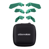 eXtremeRate Metalic Aqua Green 6in1 Replacement Interchangeable Swift Back Paddles for Xbox One Elite & Elite Series 2 Controller - IL607