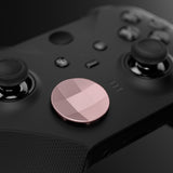 eXtremeRate 2 pcs Metallic Rose Gold Magnetic Stainless Steel D-Pads for Xbox One Elite & Xbox One Elite Series 2 Controller - IL408