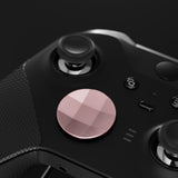 eXtremeRate 2 pcs Metallic Rose Gold Magnetic Stainless Steel D-Pads for Xbox One Elite & Xbox One Elite Series 2 Controller - IL408
