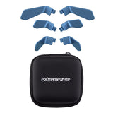 eXtremeRate Metalic Neptune Blue 6in1 Replacement Interchangeable Swift Back Paddles for Xbox One Elite & Elite Series 2 Controller - IL604