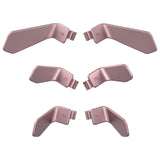 eXtremeRate Metalic Rose Gold 6in1 Replacement Interchangeable Swift Back Paddles for Xbox One Elite & Elite Series 2 Controller - IL608