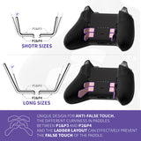 eXtremeRate Metalic Rose Gold 6in1 Replacement Interchangeable Swift Back Paddles for Xbox One Elite & Elite Series 2 Controller - IL608