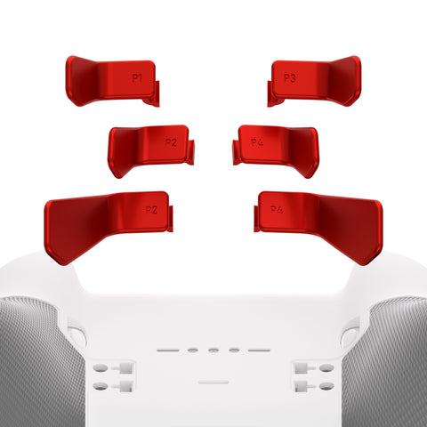 eXtremeRate Back Paddles for PS5 Edge Controller, Metallic Scarlet