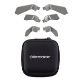 eXtremeRate Metalic Silver 6in1 Replacement Interchangeable Swift Back Paddles for Xbox One Elite & Elite Series 2 Controller - IL602