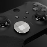 eXtremeRate 2 pcs Metalic Silver Magnetic Stainless Steel D-Pads for Xbox One Elite & Xbox One Elite Series 2 Controller - IL402