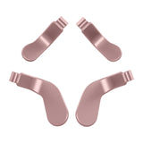 eXtremeRate 4 pcs Metallic Rose Gold Replacement Stainless Steel Paddles for Xbox One Elite Controller Seies 2 - IL317