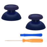 eXtremeRate Midnight Blue Replacement Thumbsticks for PS5 Controller, Custom Analog Stick Joystick Compatible with PS5, for PS4 All Model Controller - JPF642