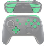 eXtremeRate Mint Green Repair ABXY D-pad ZR ZL L R Keys for Nintendo Switch Pro Controller, DIY Replacement Full Set Buttons with Tools for Nintendo Switch Pro - Controller NOT Included - KRP309