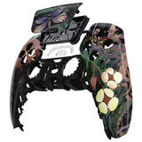 eXtremeRate Mysterious Garden Touchpad Front Housing Shell Compatible with ps5 Controller BDM-010 BDM-020 BDM-030, DIY Replacement Shell Custom Touch Pad Cover Compatible with ps5 Controller - ZPFT1088G3