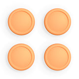 eXtremeRate PlayVital Switch Joystick Caps, Switch Lite Thumbstick Caps, Silicone Analog Cover for Switch OLED Joycon Thumb Grip Rocker Caps for Nintendo Switch & Switch Lite - Apricot Yellow - NJM1195