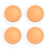 PlayVital Switch Joystick Caps, Switch Lite Thumbstick Caps, Silicone Analog Cover for Joycon of Switch OLED, Thumb Grip Rocker Caps for Nintendo Switch & Switch Lite - Apricot Yellow - NJM1195