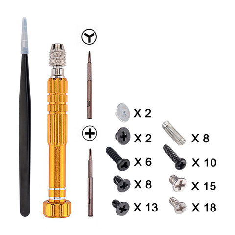 eXtremeRate For Nintendo Switch Console Joy-Con Full Repair Tools Screwdriver Screw Tweezers-NSAR0033GC