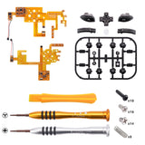 eXtremeRate 7 Colors 9 Modes NS Joycon DFS LED Kit for NS Switch, Multi-Colors Luminated Classical Symbols ABXY Trigger Face Buttons for NS Switch & Switch OLED Model JoyCon - JoyCon NOT Included - NSLED012G2