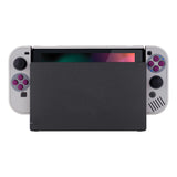 eXtremeRate PlayVital Classic 1989 GB DMG-01 Back Cover for NS Switch Console, NS Joycon Handheld Controller Separable Protector Hard Shell, Dockable Protective Case with Colorful ABXY Direction Button Caps - NTT120