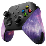 PlayVital Nebula Galaxy Anti-Skid Sweat-Absorbent Controller Grip for Xbox Series X/S Controller, Professional Textured Soft Rubber Pads Handle Grips for Xbox Series X/S Controller - X3PJ046