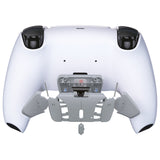 eXtremeRate New Hope Gray Replacement Redesigned K1 K2 K3 K4 Back Buttons Housing Shell for PS5 Controller RISE4 Remap Kit - Controller & RISE4 Remap Board NOT Included - VPFM5010